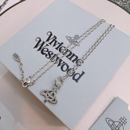 Vivienne Westwood classic large Saturn necklace unisex - Image 5