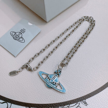 Vivienne Westwood classic large Saturn necklace unisex - Image 5
