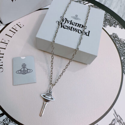 Vivienne Westwood classic large Saturn necklace unisex - Image 5
