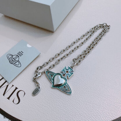 Vivienne Westwood classic large Saturn necklace unisex - Image 5