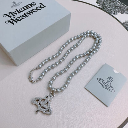 Vivienne Westwood classic large Saturn necklace unisex - Image 5
