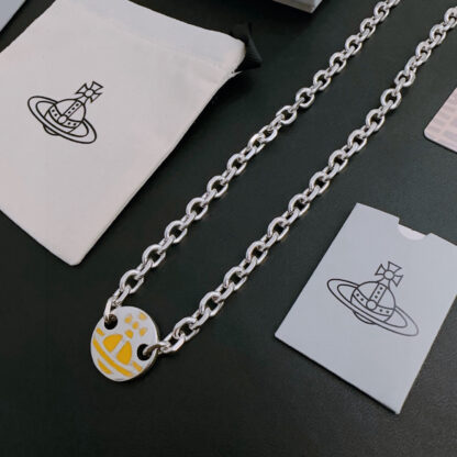Vivienne Westwood classic large Saturn necklace unisex - Image 5