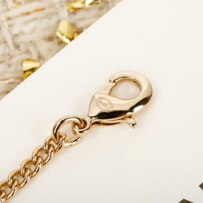 Chanel gold coin letter necklace - Image 5