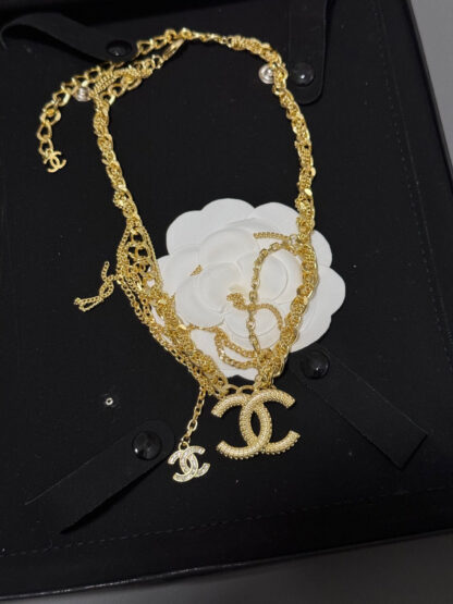 Chanel Gold Chain Necklace - Image 5
