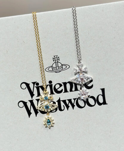 Vivienne Westwood classic shining earth star ring necklace - Image 5