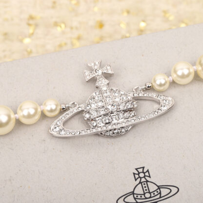 Vivienne Westwood classic shining earth star ring necklace - Image 5