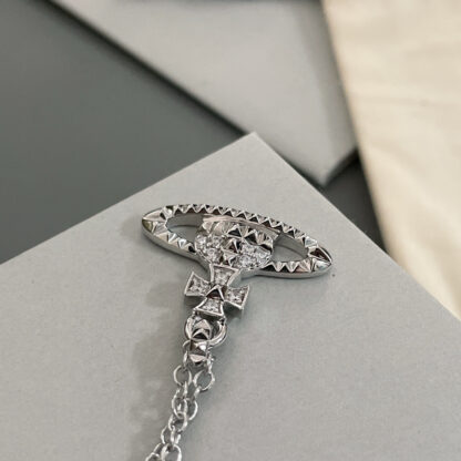 Vivienne Westwood Studded Universe Necklace - Image 5