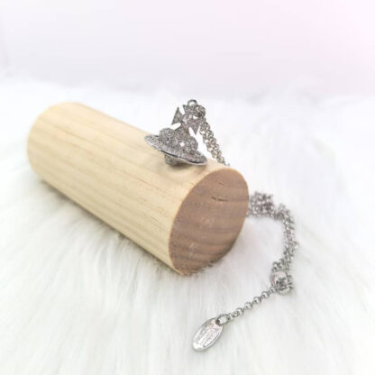 Vivienne Westwood Valentine's Day Limited Edition Heart Saturn Necklace - Image 5