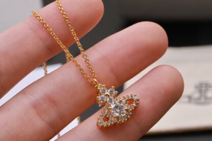 Vivienne Westwood crystal Saturn necklace - Image 5