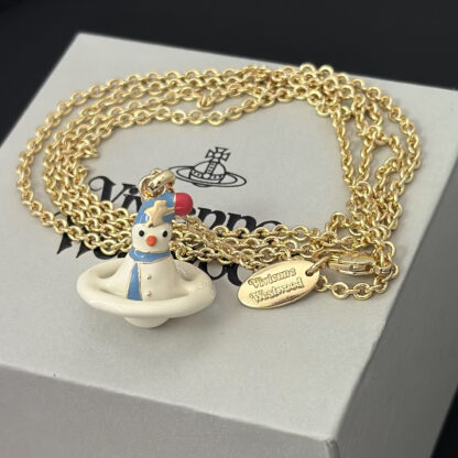 Vivienne Westwood Snowman Necklace - Image 5