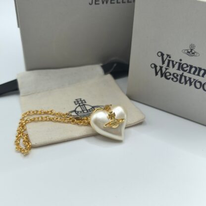 Vivienne Westwood Saturn Heart Bracelet - Image 5