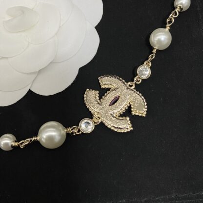 Chanel exquisite enamel double C necklace - Image 5