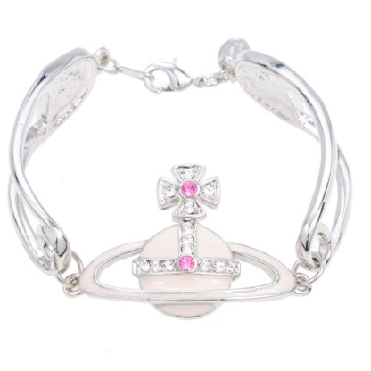 Vivienne Westwood Pink Earth Star Bracelet - Image 5