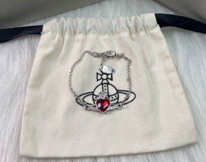 Vivienne Westwood Red Heart Bracelet - Image 5