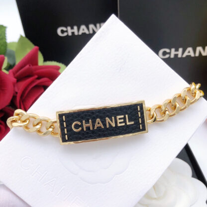 Chanel Fine Leather Necklace - Image 5