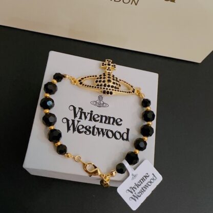Vivienne Westwood Classic Crystal Saturn Bracelet - Image 5