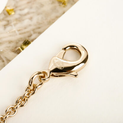 Chanel brushed rotating thread button hanging double c necklace - Image 6