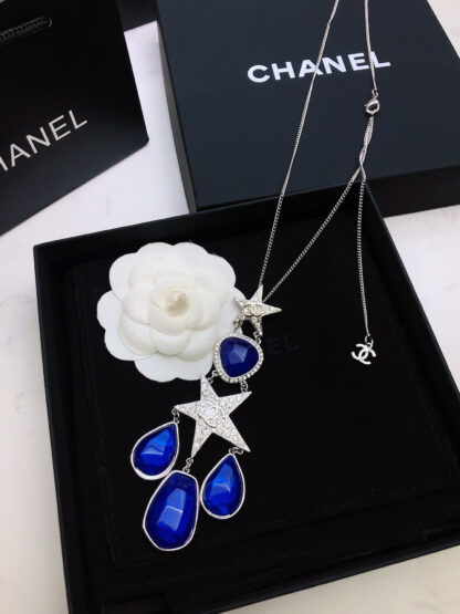 Chanel Sapphire Pendant Necklace - Image 5