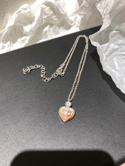 Chanel blue heart necklace - Image 4
