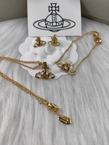 Vivienne Westwood Thorn Wreath Saturn Necklace Bracelet - Image 5