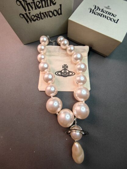 Vivienne Westwood Giant Baroque Drop Pearl Necklace - Image 5