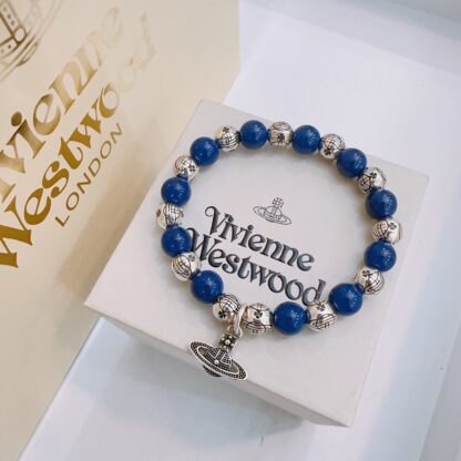 Vivienne Westwood Agate Thai Silver Bracelet - Image 5