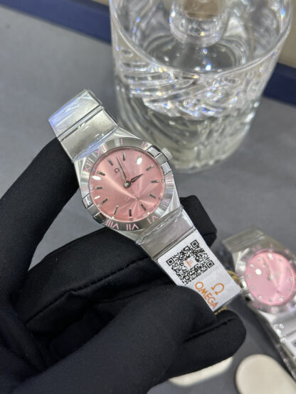Omega Constellation Cherry Blossom Pink Ladies Watch - Image 5