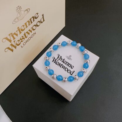 Vivienne Westwood Agate Thai Silver Bracelet - Image 5