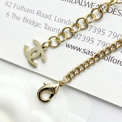 Chanel hollow two-tone round medium long necklace - Image 5