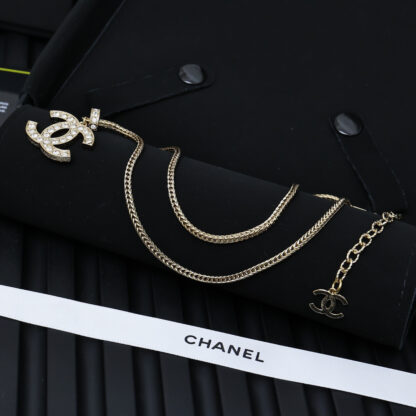 Chanel full diamond double c exquisite necklace - Image 5