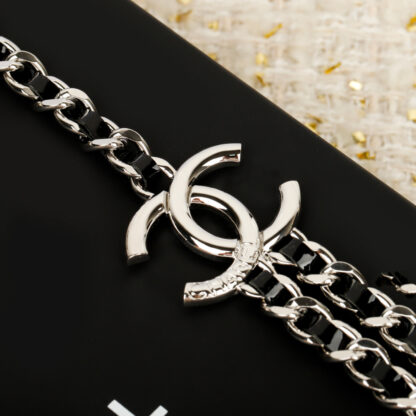 Chanel Denim Double Necklace - Image 5