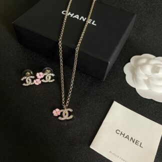 Chanel Camellia Double C Necklace