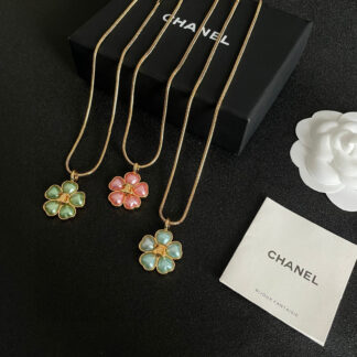 Chanel Camellia Double C Necklace