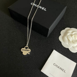 Chanel Camellia Letter Necklace