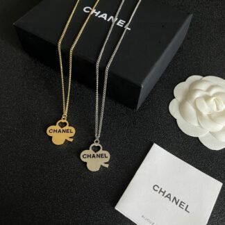 Chanel Camellia Letter Necklace