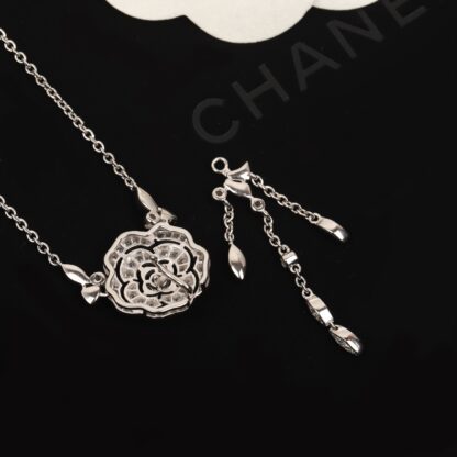 Chanel Camellia Diamond Necklace - Image 5