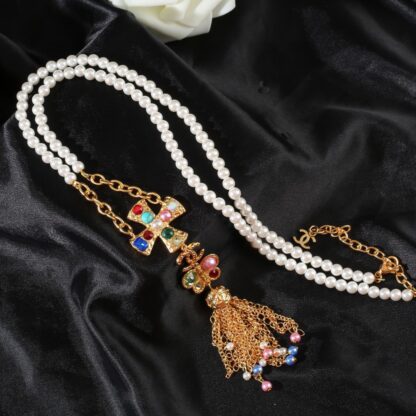 Chanel stylish double C necklace - Image 5