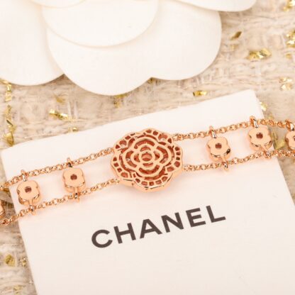 Chanel Fashion Camellia Necklace - Image 5