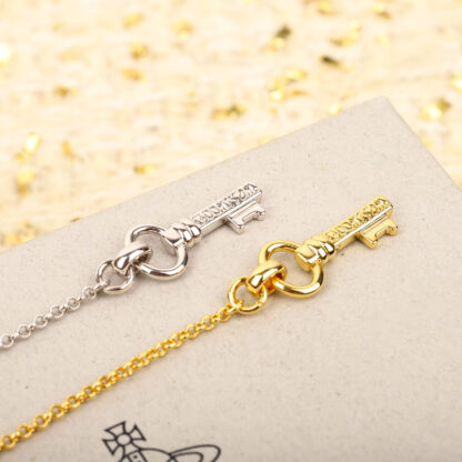 Vivienne Westwood Key Saturn Double Charm Bracelet - Image 5