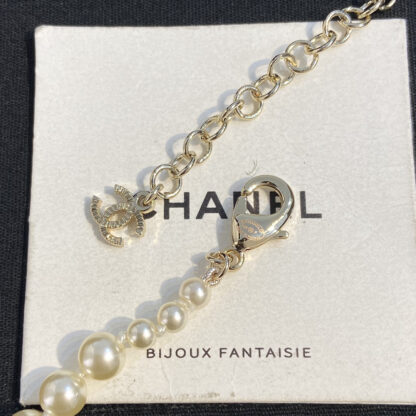 Chanel four-leaf clover star pearl necklace - Image 5
