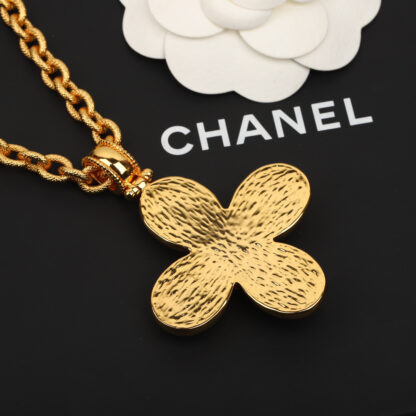 Chanel four-leaf thick necklace - Image 5