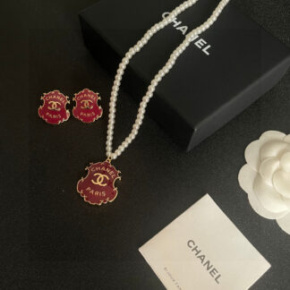 Chanel Pearl Double C Necklace