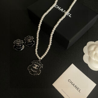 Chanel Pearl Double C Necklace