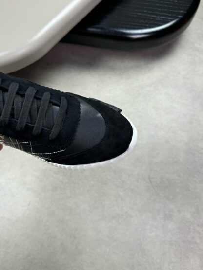Hermès black and white color matching embroidery brand temperament thick-soled casual shoes - Image 6