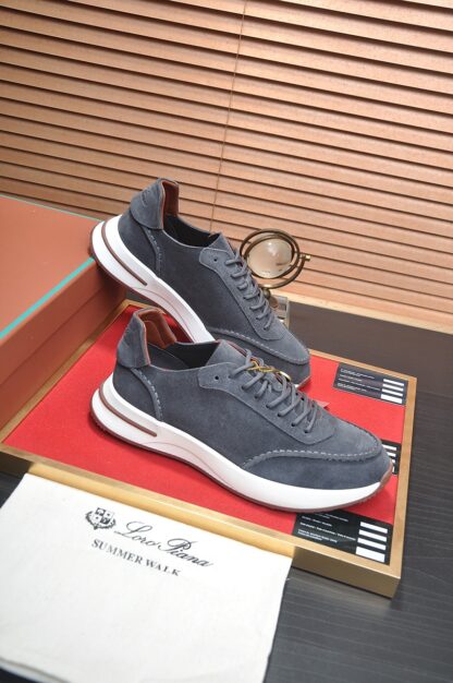 Hermès classic dark grey cashmere loafers - Image 6
