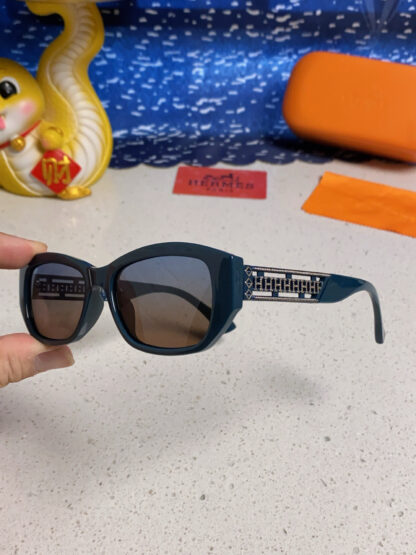 Hermes Retro Fashion Trend Cat Eye Sunglasses - Image 6