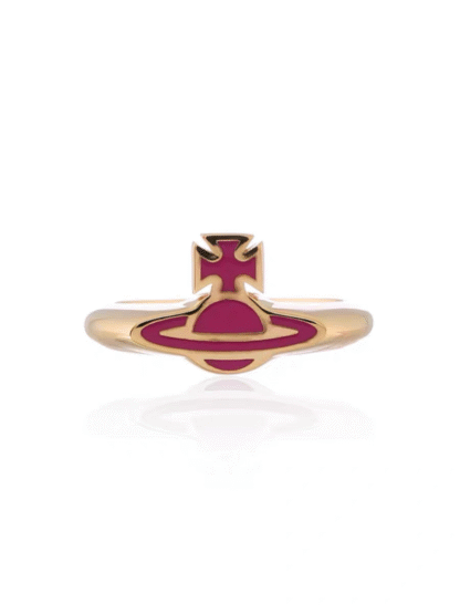 Vivienne Westwood Black Lacquer Saturn Ring - Image 6