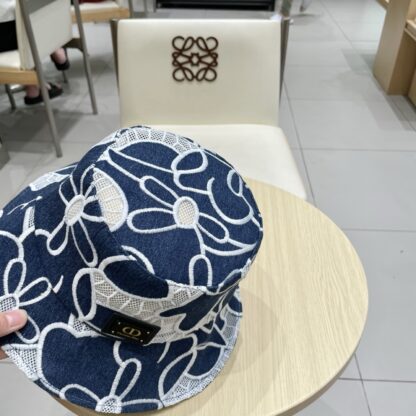 Dior versatile denim bucket hat - Image 7