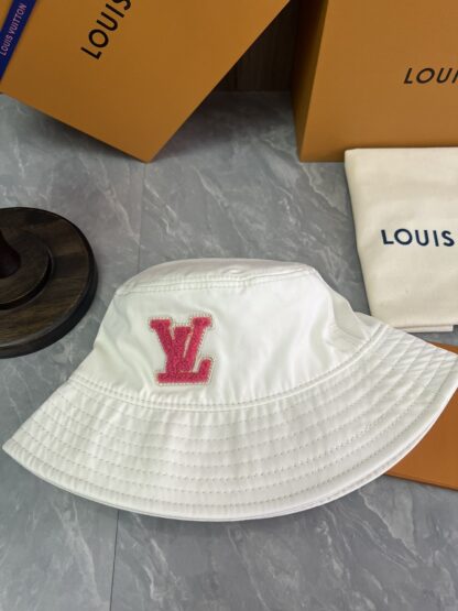 Louis Vuitton Spring and Summer New Bucket Hat Signature Cotton Hat - Image 6
