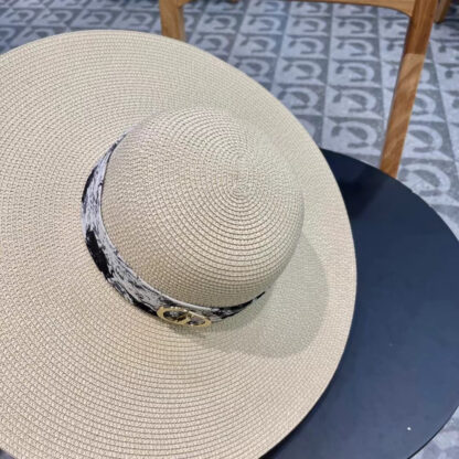 Dior simple straw hat - Image 7
